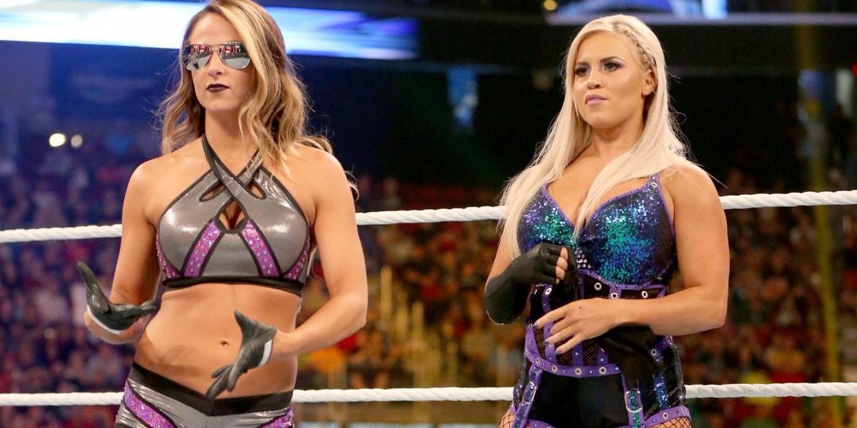Emma and Dana Brooke as a tag team