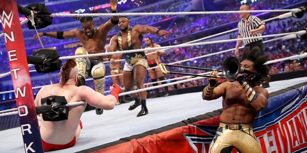 New Day vs. League Of Nations WrestleMania 32