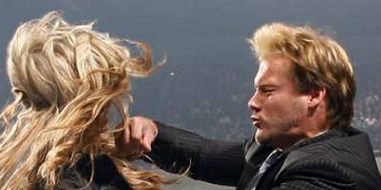 Chris Jericho punches Shawn Michaels' wife
