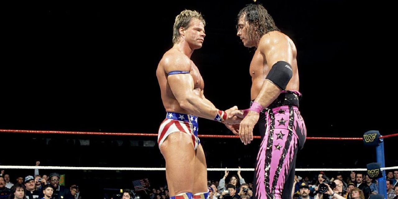 Bret Hart and Lex Luger