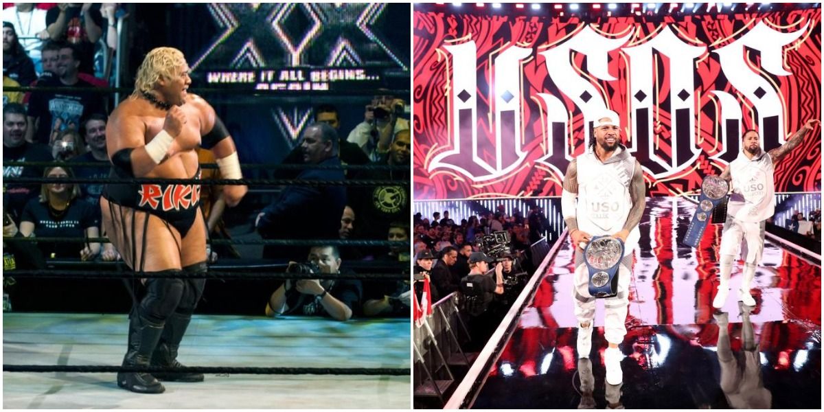 Rikishi And The Usos At WrestleMania