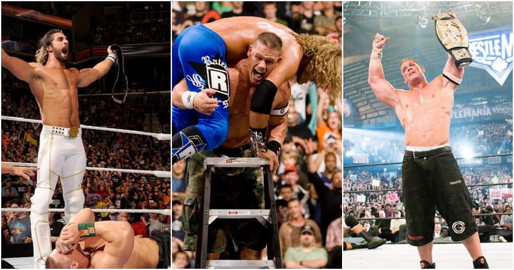 John Cena, Seth Rollins, Edge