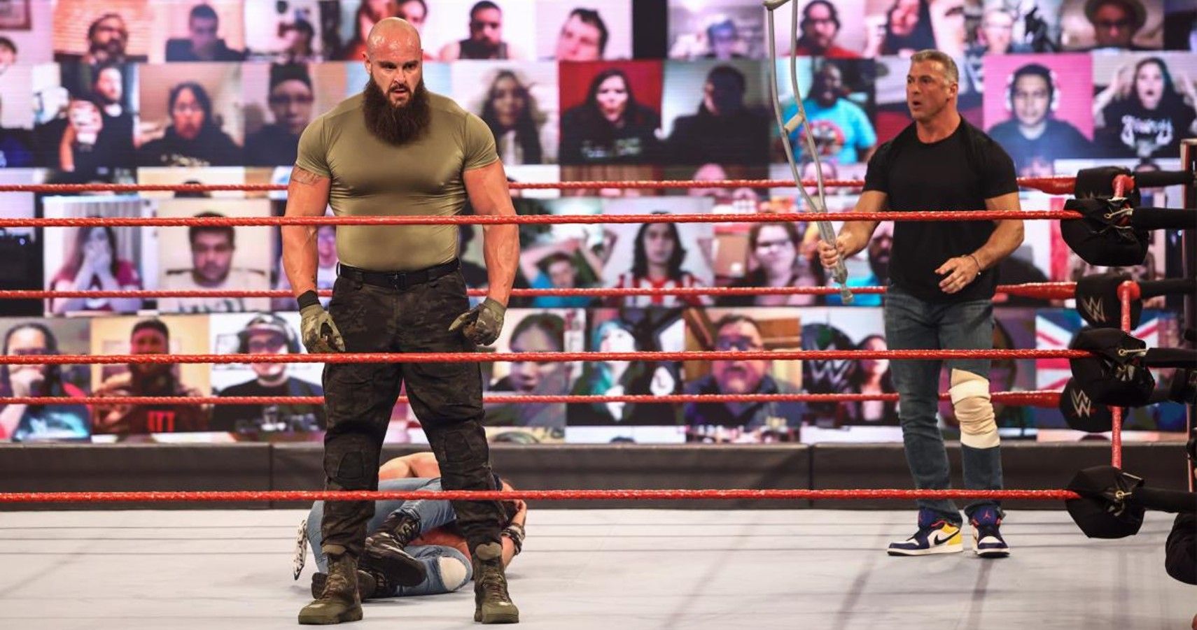 WWE Adds Train Sounds To Braun Strowman's Shoulder Tackle