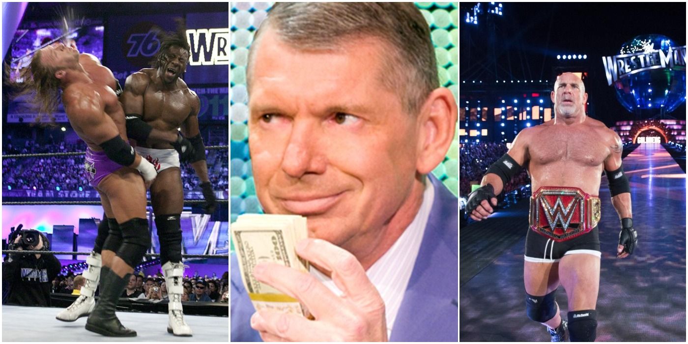 Booker T vs Triple H, Vince McMahon, Goldberg