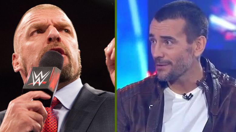 CM punk not interested in triple h match