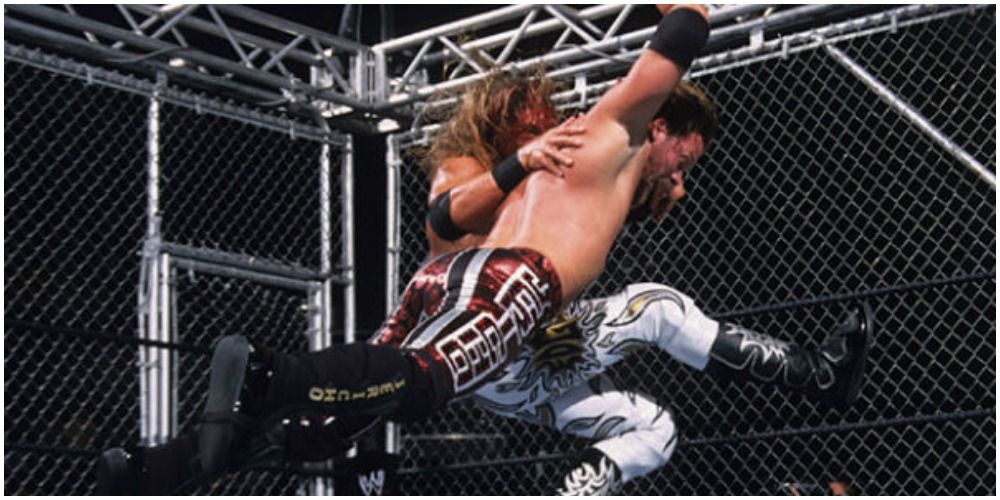 Chris Jericho vs Edge Steel cage