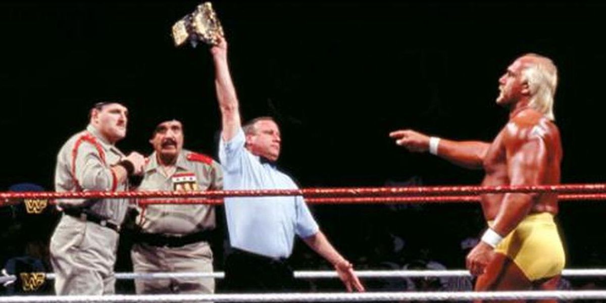 Hogan Slaughter WrestleMania 7