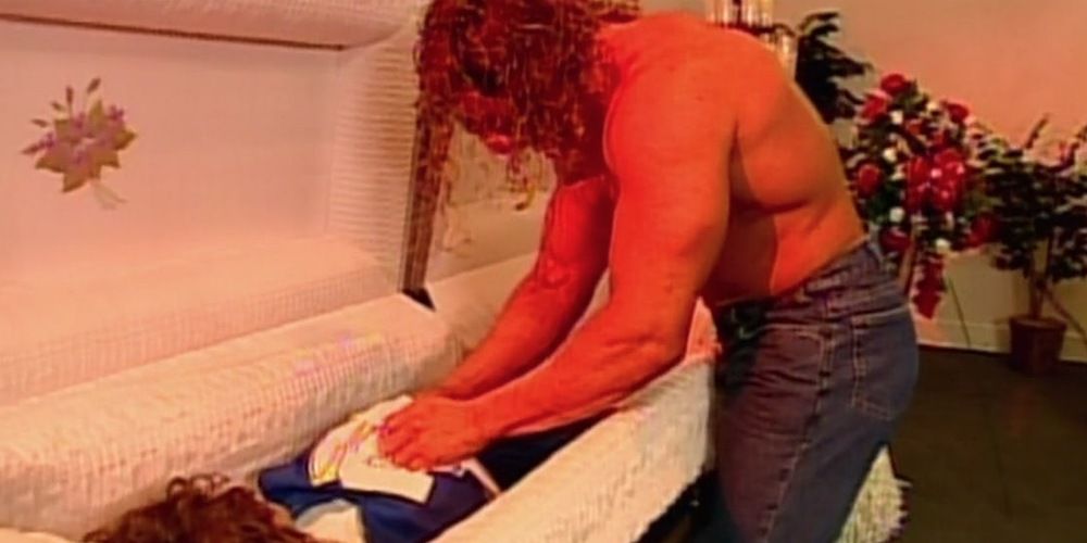 Triple H messes with Katie Vick dummy
