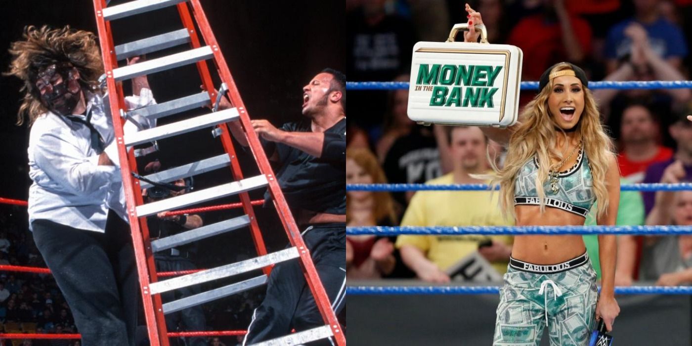 Rock vs Mankind and Carmella Money in the Bank