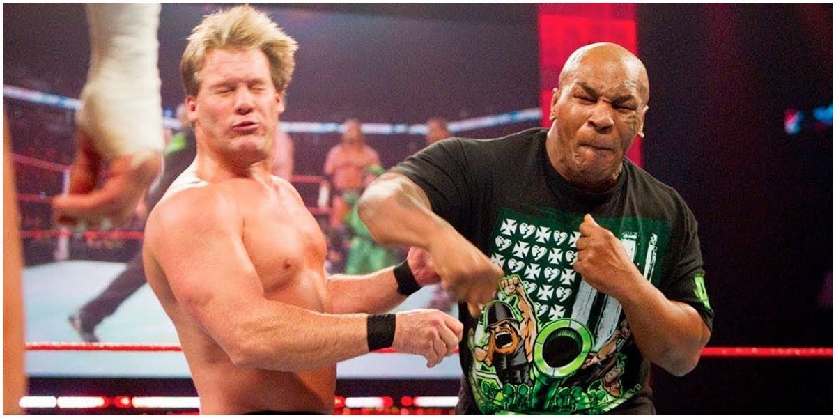 Mike Tyson punching Jericho