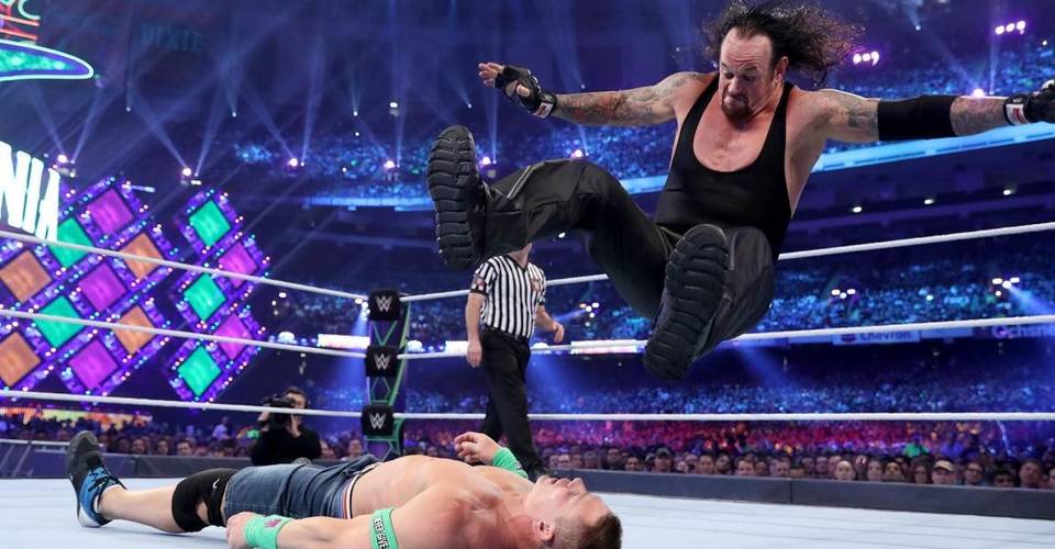 his wrestlemania 34 match with john cena