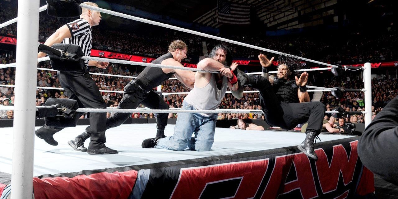 Wyatt Family vs The Shield