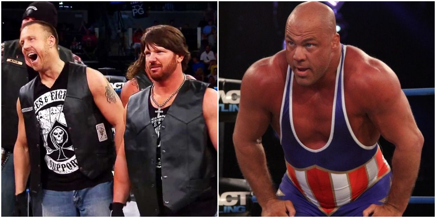 Ken Anderson, AJ Styles, Kurt Angle