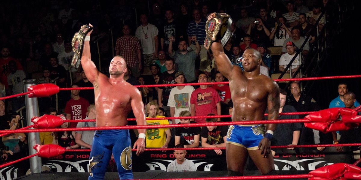 Charlie Haas and Shelton Benjamin in ROH