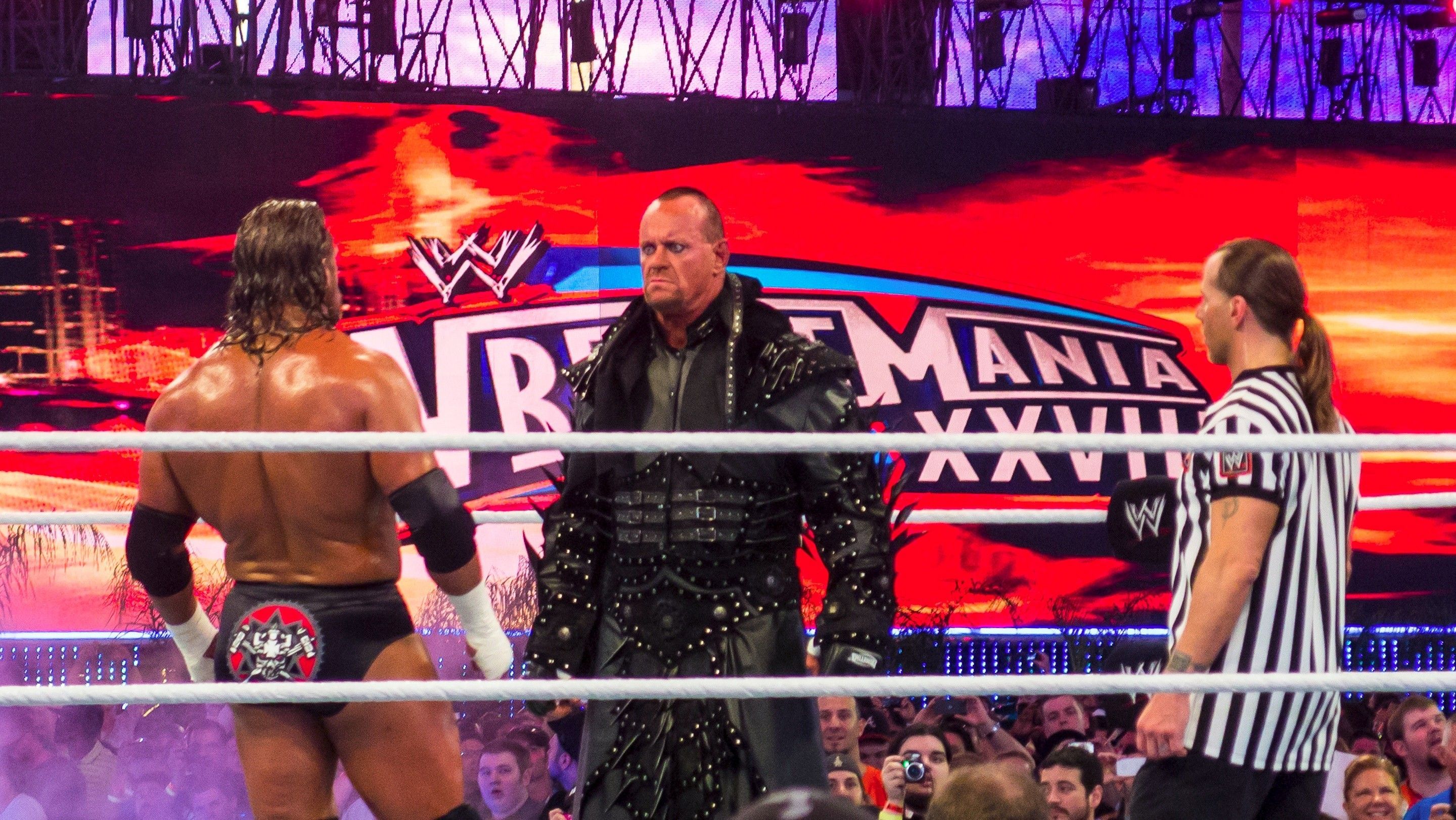 Wrestlemania 28 Undertaker Vs Triple H Full Match 9 Greatest WrestleMania Matches That Deserved To Main Event (But Didn't)