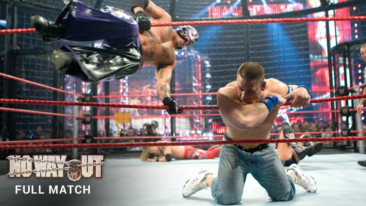 Rey Mysterio vs. John Cena at No Way Out 2009's Elimination Chamber Match
