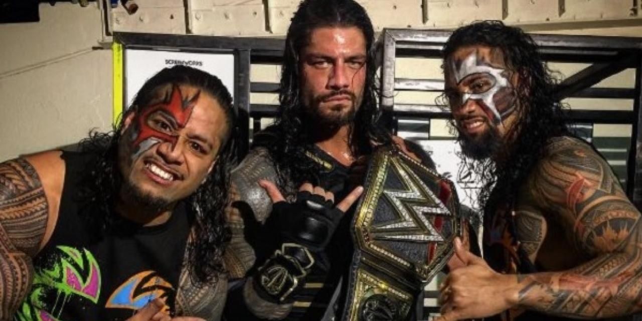 Roman Reigns and The Usos 