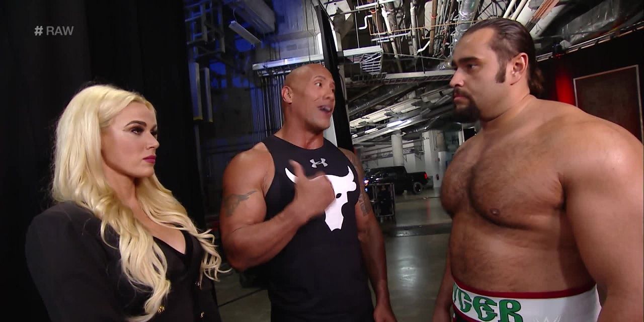 The Rock, Rusev and Lana