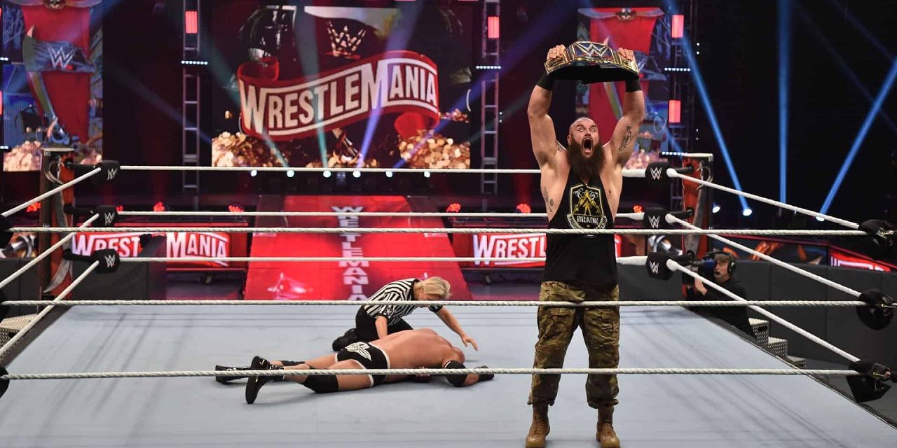 Braun Strowman vs Goldberg at WrestleMania 36