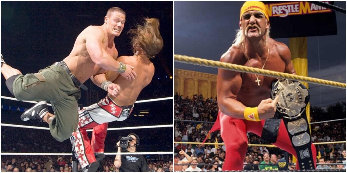 WrestleMania: John Cena, Shawn Michaels, and Hulk Hogan