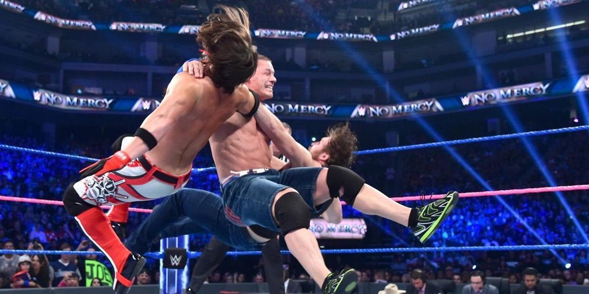 Styles v Ambrose v Cena No Mercy 2016