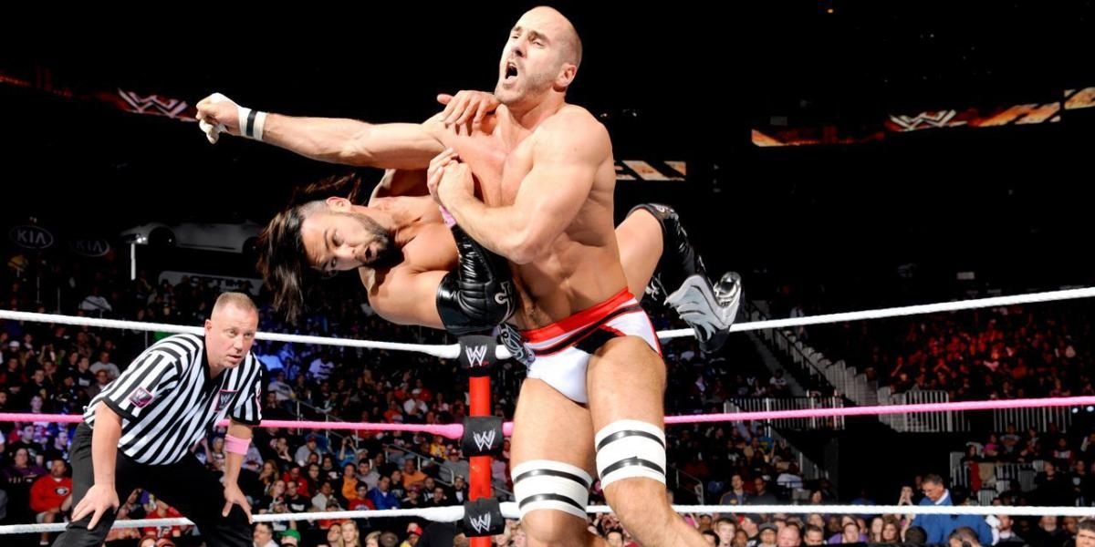 Cesaro v Gabriel Hell in a Cell 2012