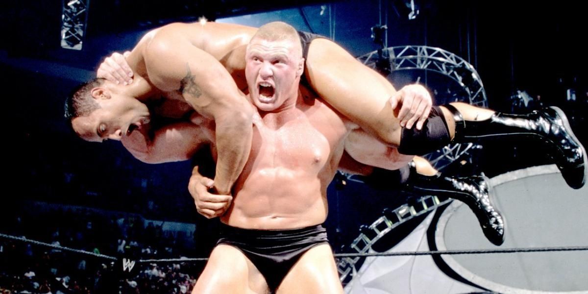 Lesnar v Rock SummerSlam 2002