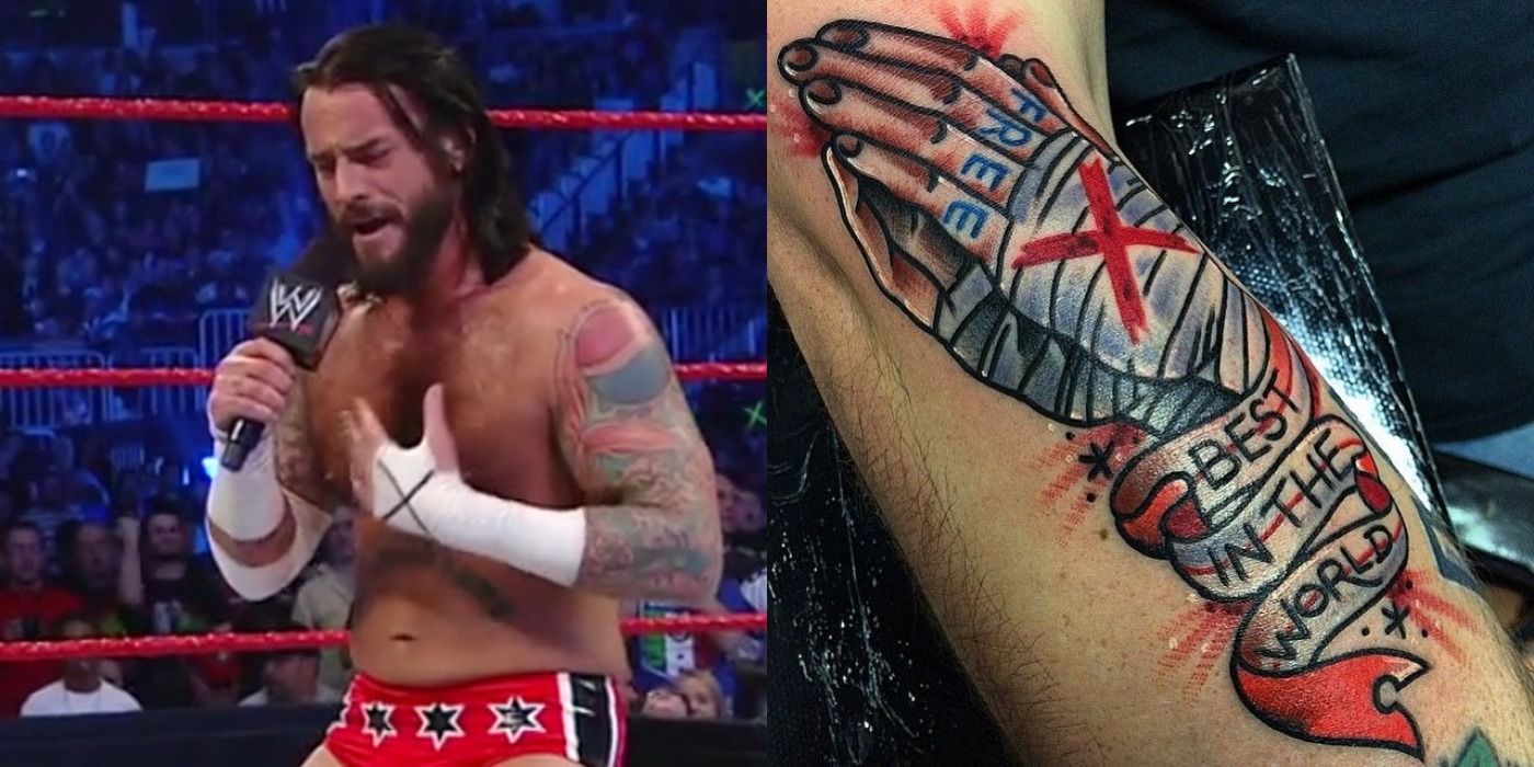 CM Punk fan tattoo