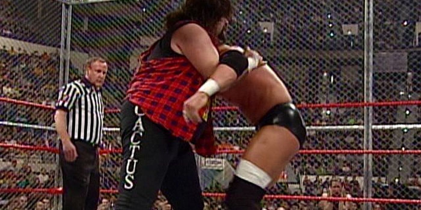 Cactus Jack Vs Triple H No Way Out 2000