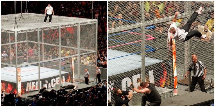 Kevin Owens vs Shane McMahon Hell In a cell