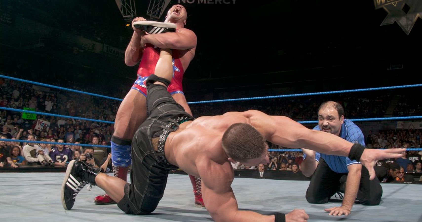 Kurt Angle and John Cena
