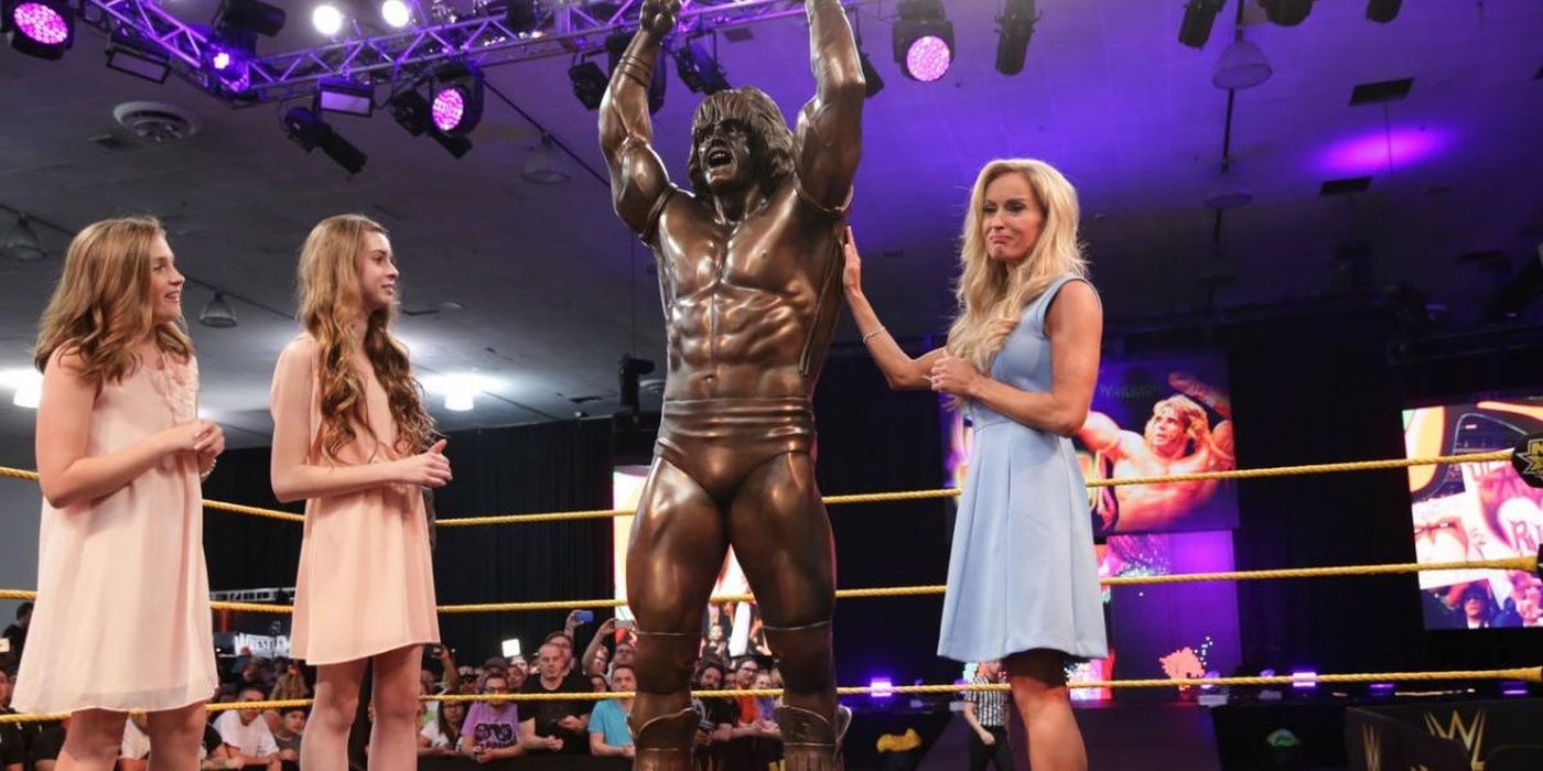 Ultimate Warrior Statue Family