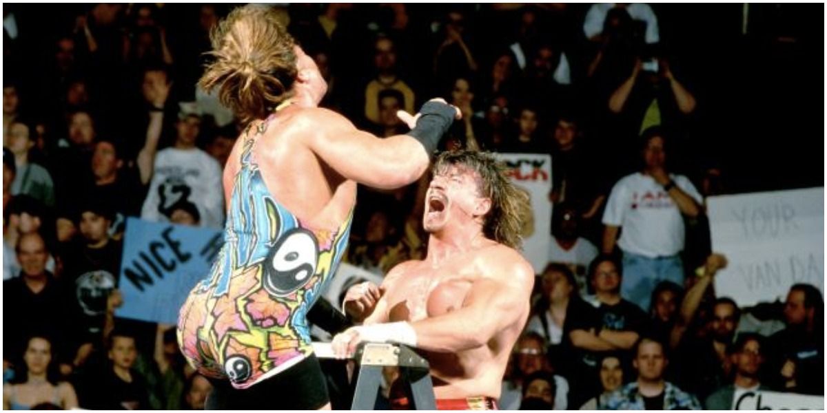 RVD and Eddie Guerrero on ladder fighting