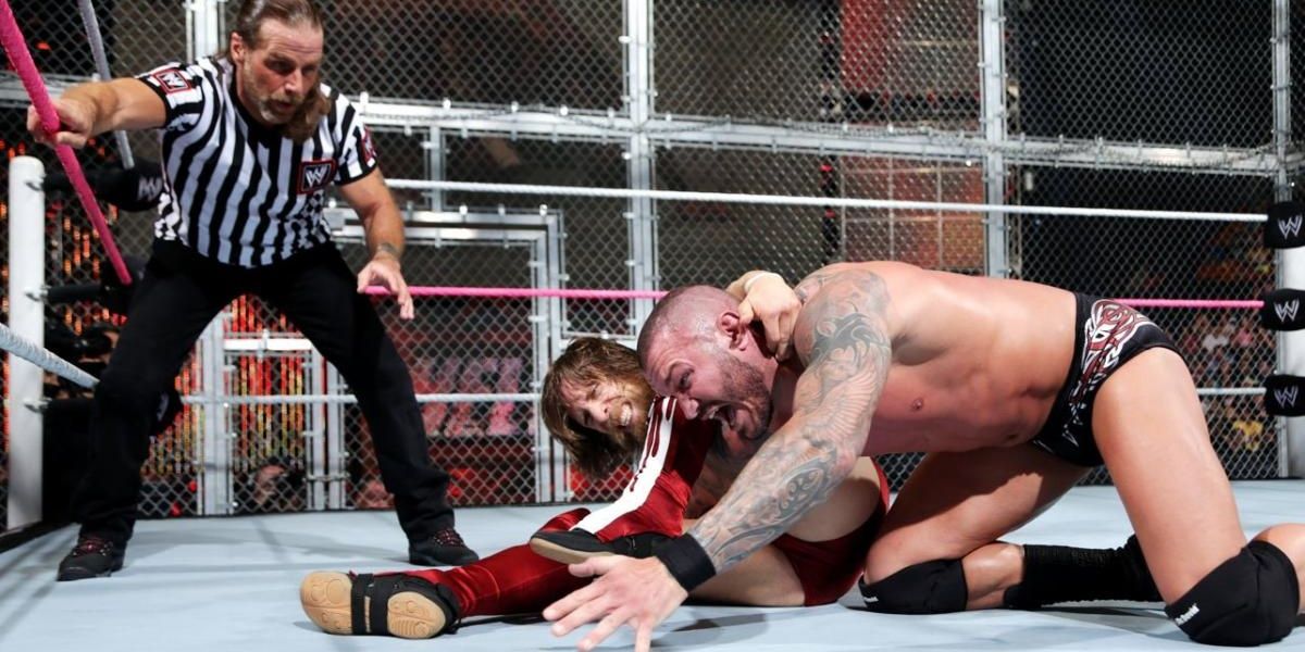 Orton vs Bryan Hell in a Cell 2013