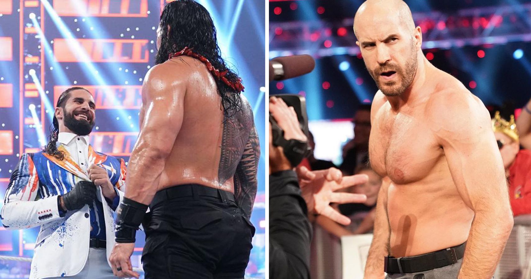 WWE Roman Reigns Seth Rollins Cesaro