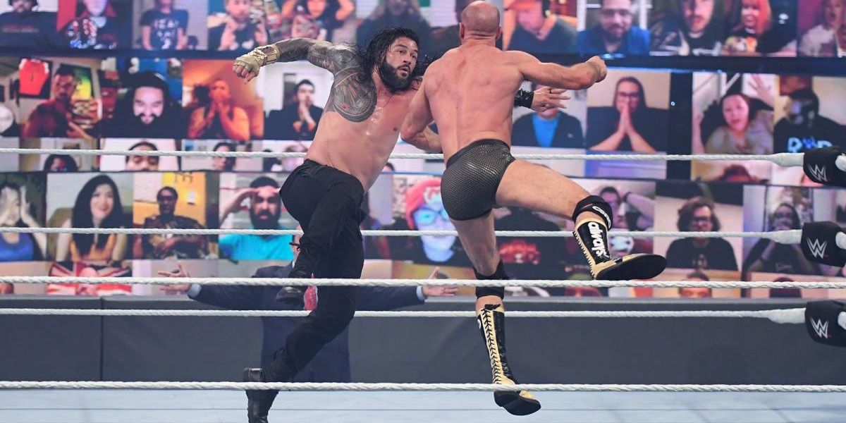 Reigns v Cesaro WrestleMania Backlash