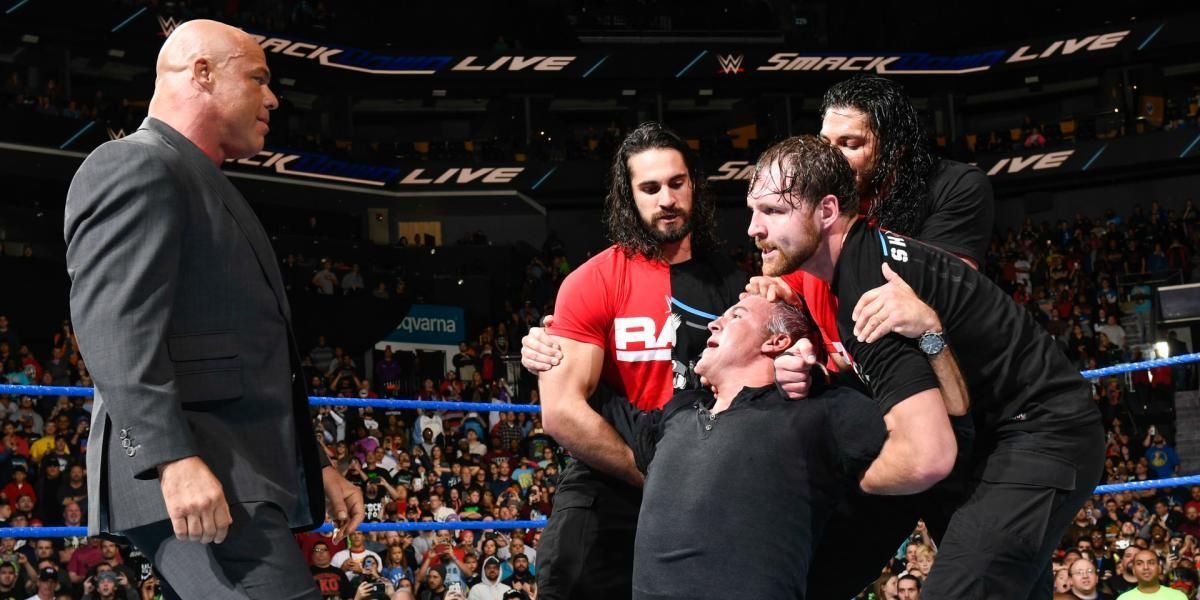 The Shield during the Raw Invasion
