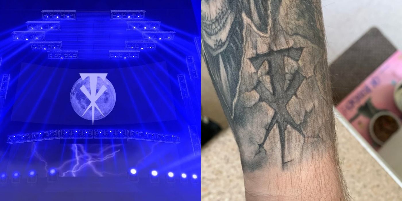 Undertaker Sara Text Neck Tattoo