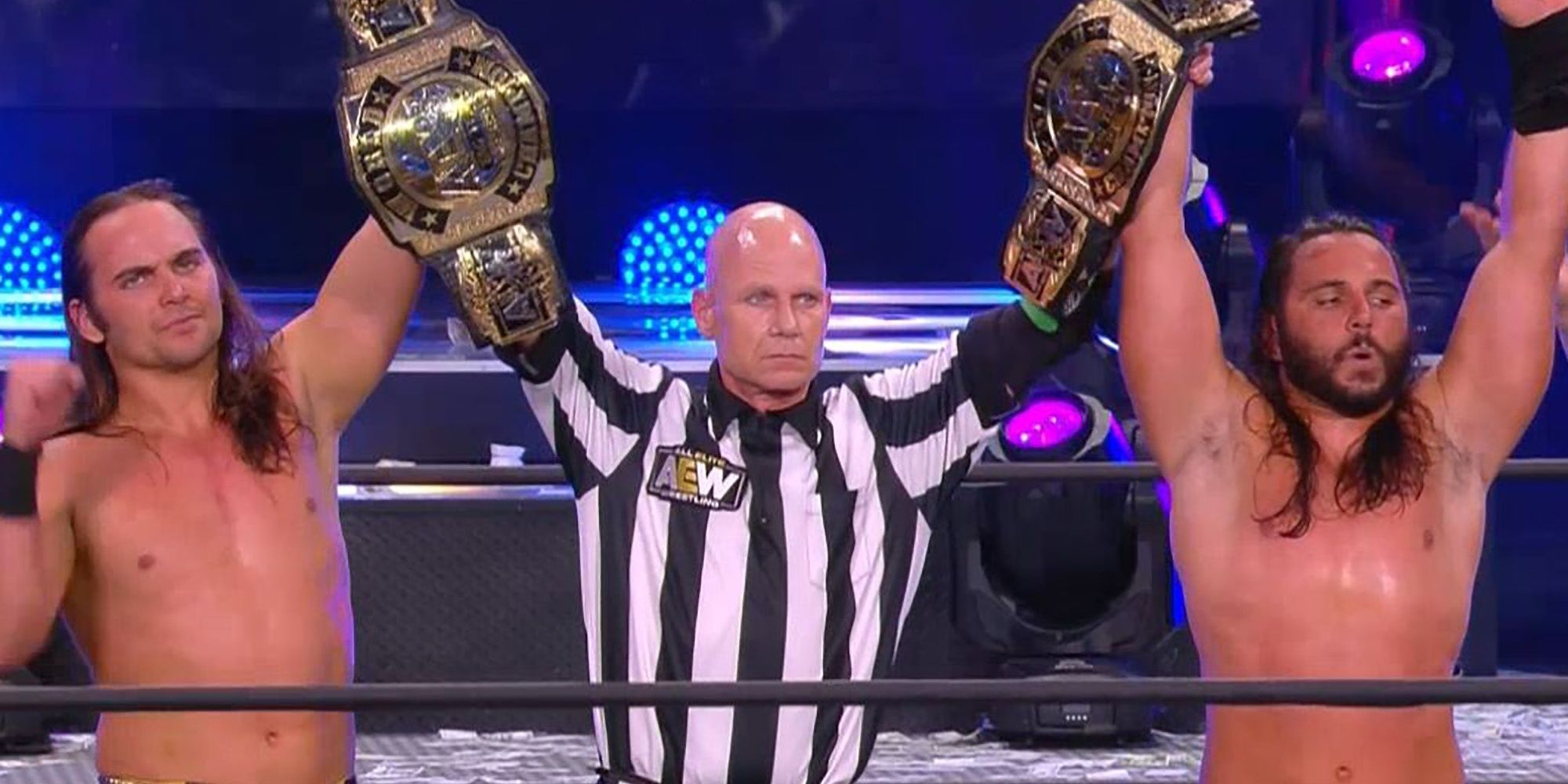 The Young Bucks win the AEW Tag Titles