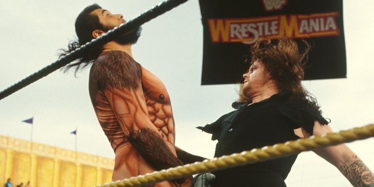 Undertaker v Giant Gonzalez WrestleMania 9