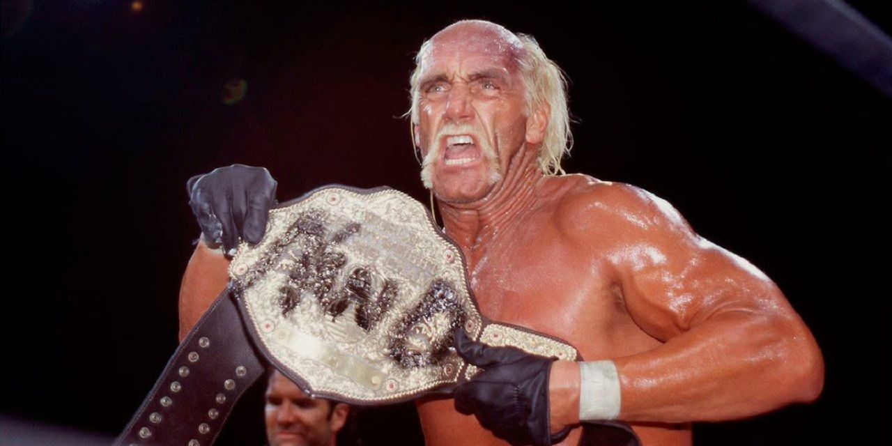 Hollywood Hogan with nWo Championship