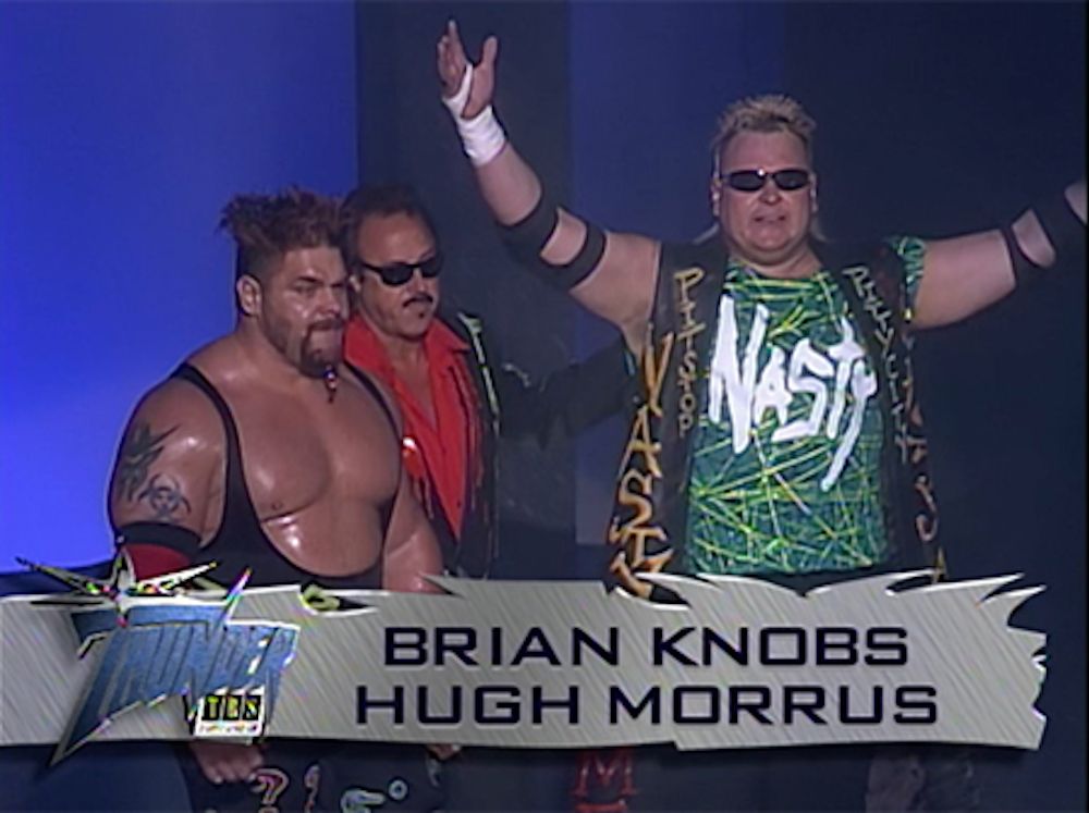 The First Family: Jimmy Hart, Hugh Morrus, and Brian Knobbs
