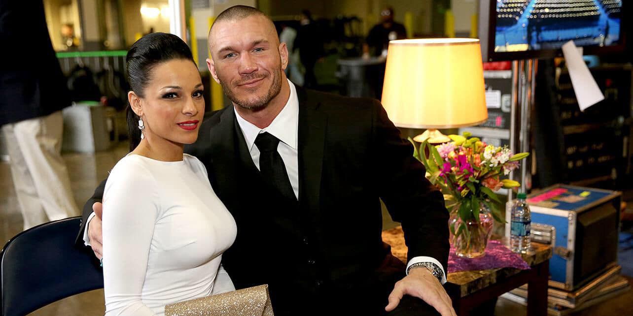 Randy Orton With HIs Wife