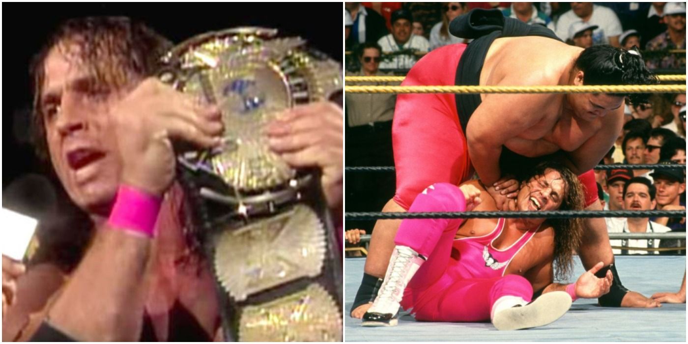 Bret Hart wins WWE Championsip