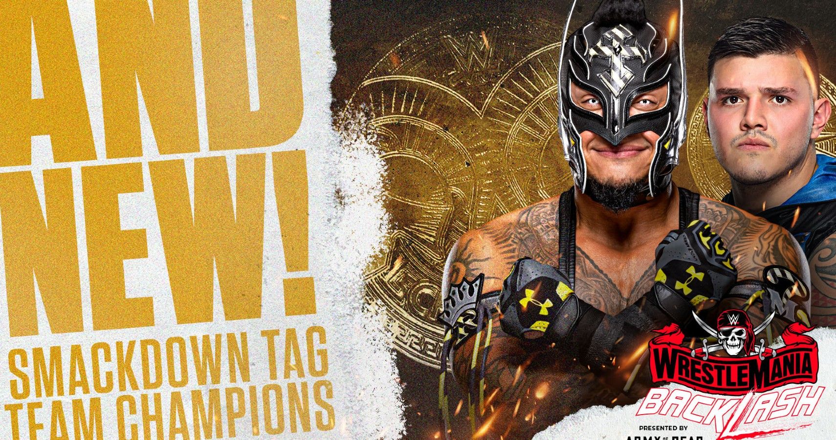 rey and dominik mysterio tag team champions