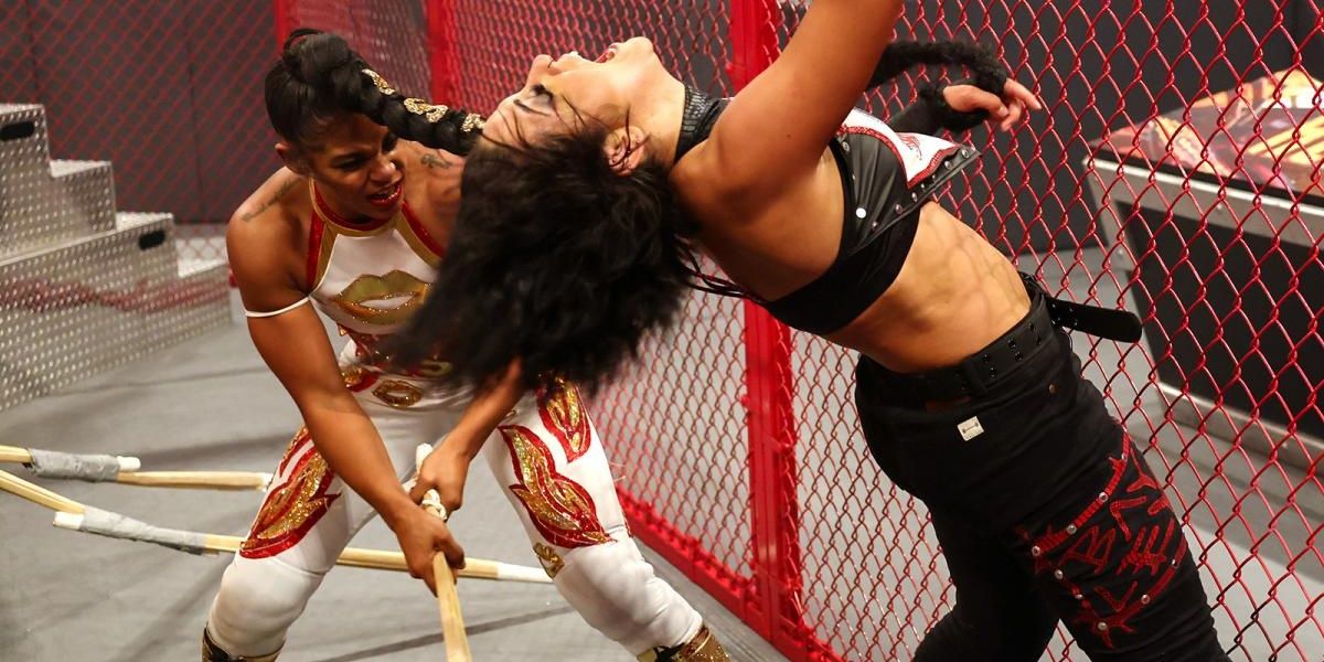 Bianca Belair Vs. Bayley Hell In A Cell 2021