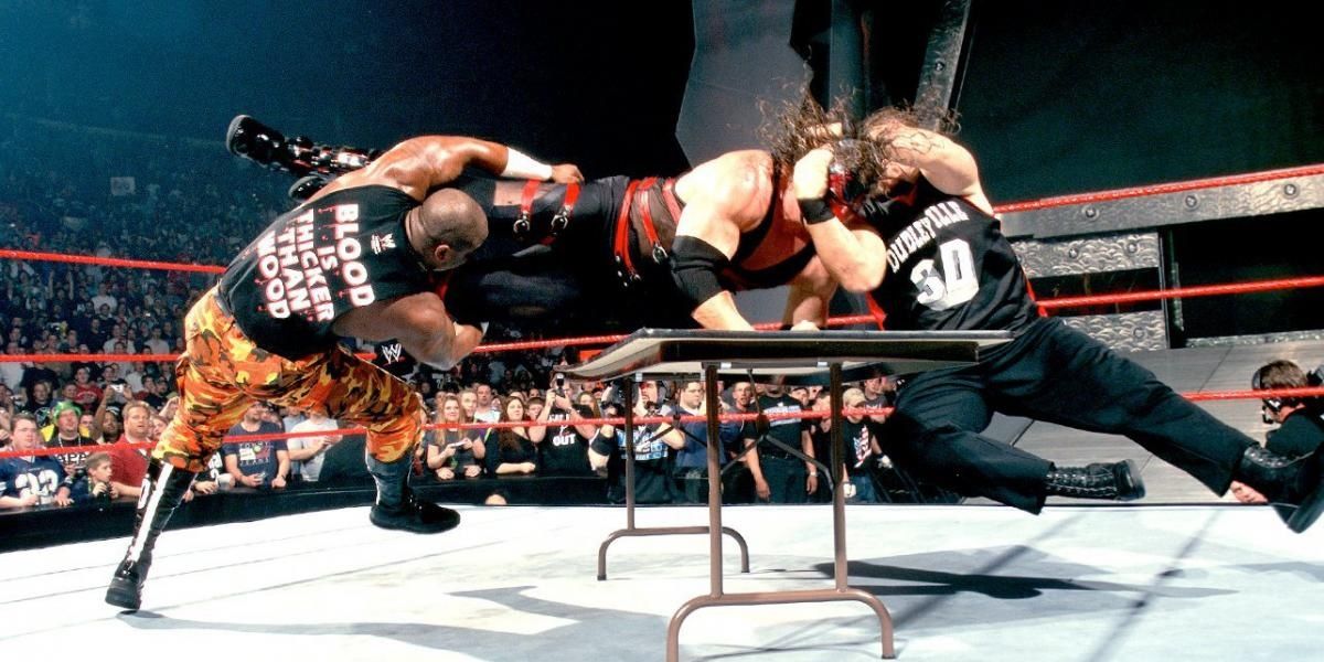 The Dudley Boyz vs Kane