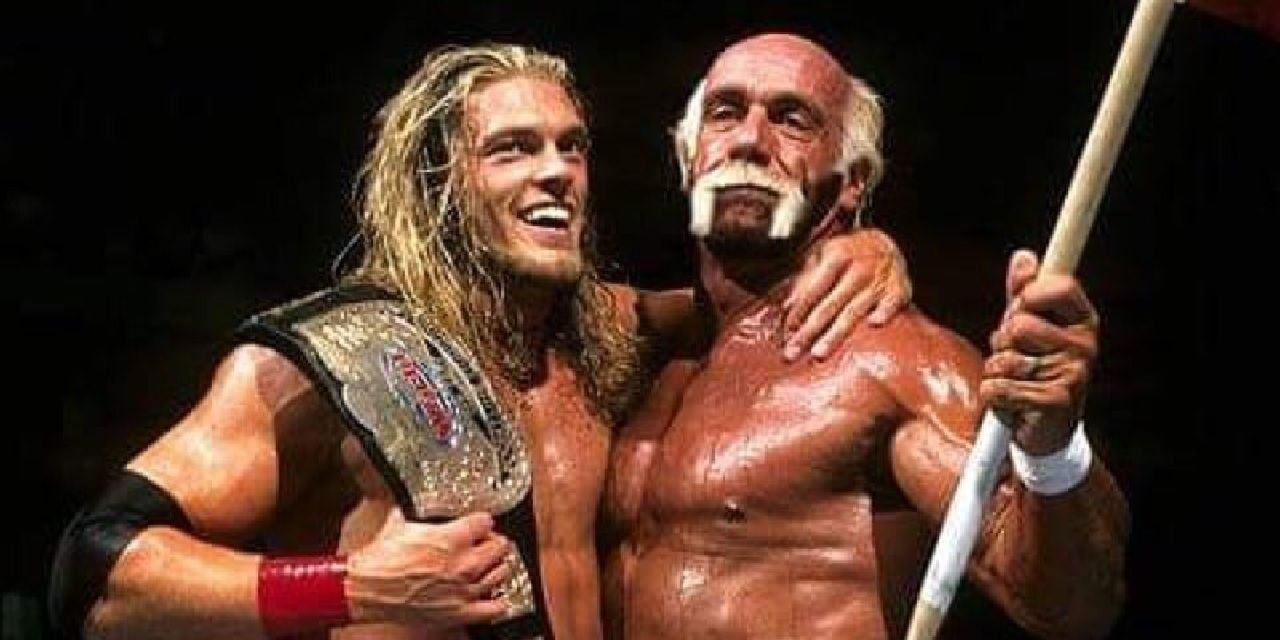 Edge and Hulk Hogan