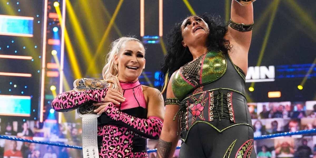 Natalya And Tamina WWE Women's Tag Team Champions
