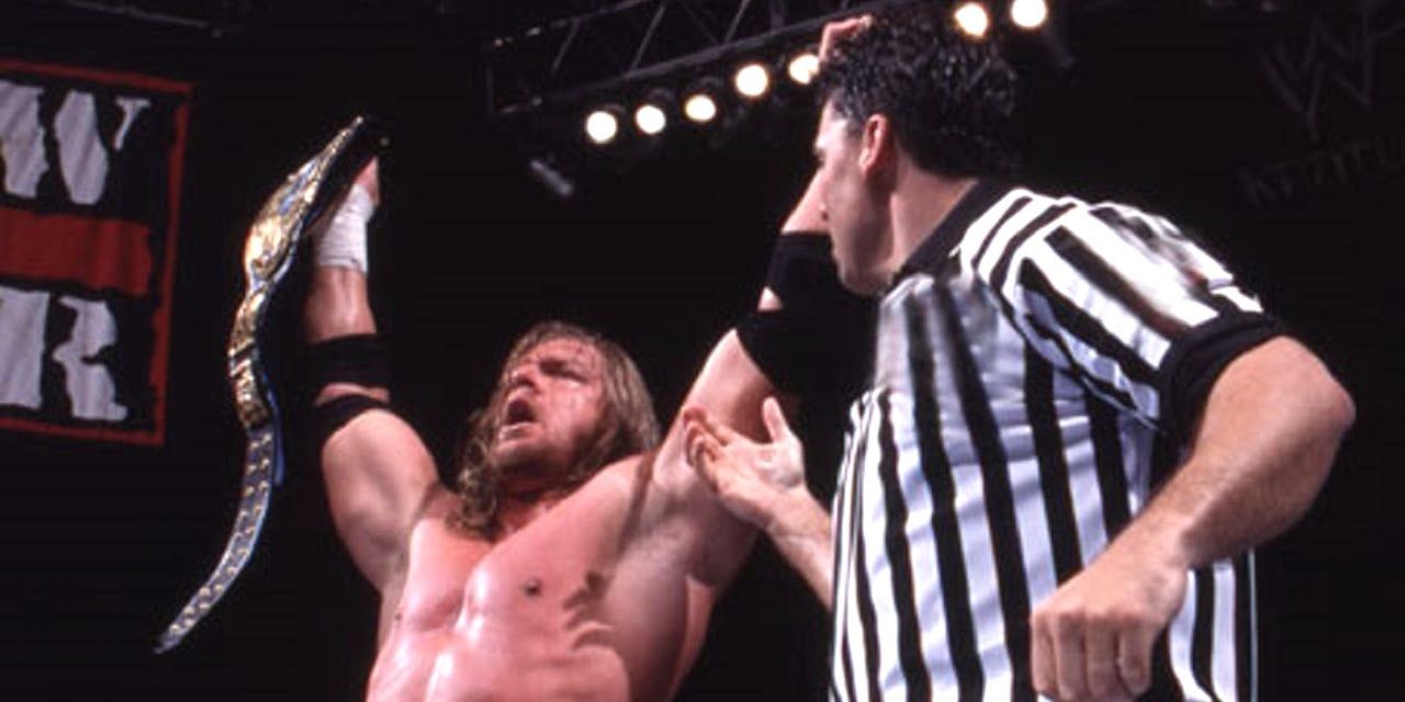 Triple H wins his first WWE Championship
